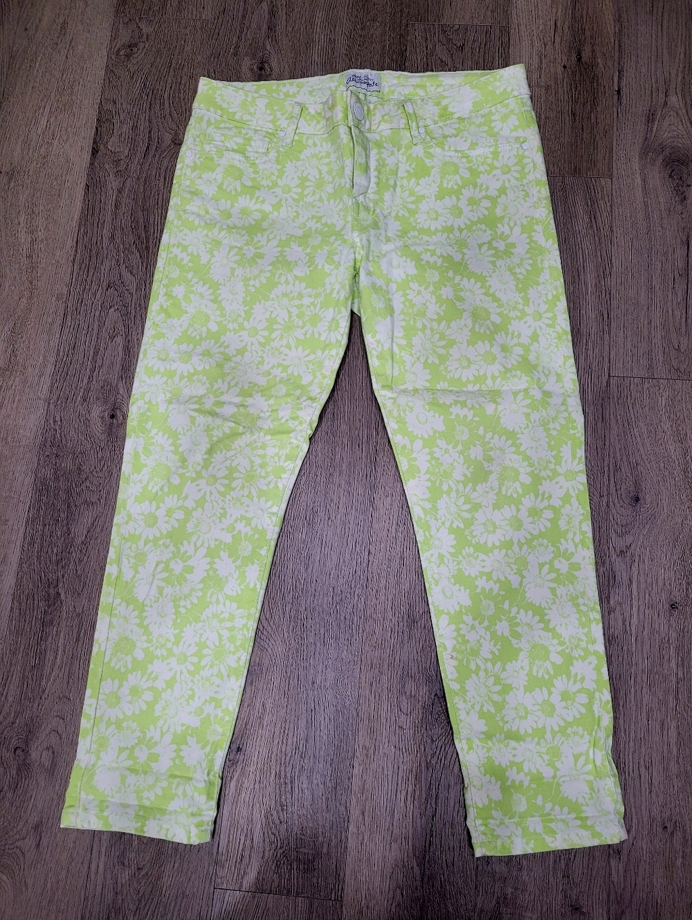 2/$20 Aeropostale Lola Cropped Jegging Green Size: 11/12 Reg
